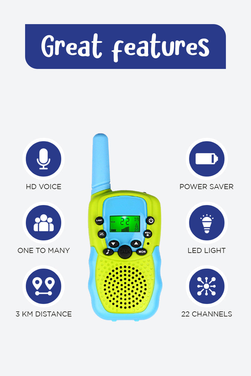 Kids Walkie Talkie (3-Piece Set)