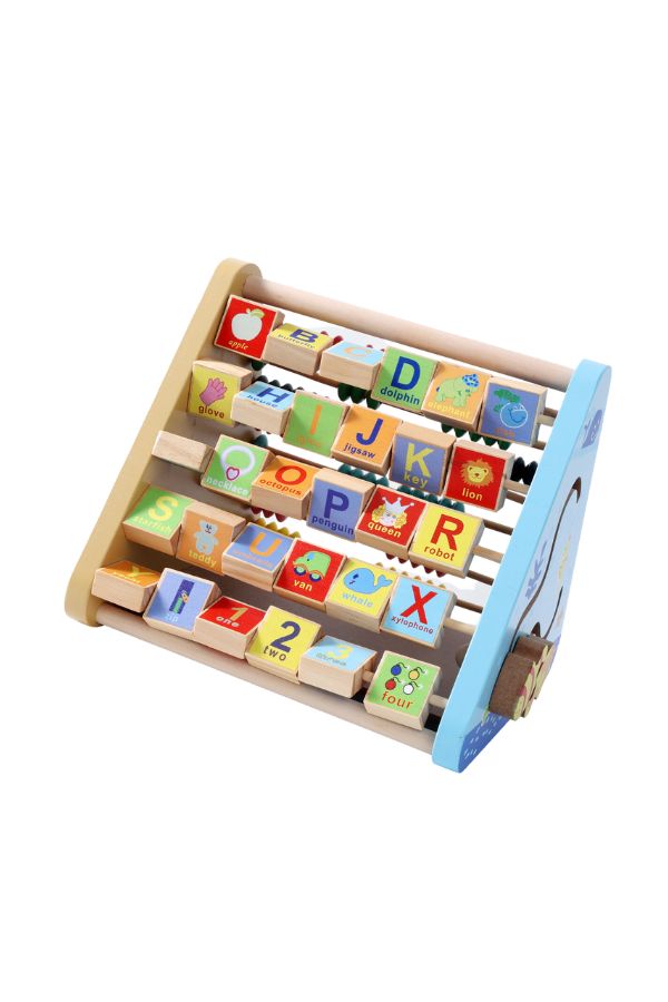 Wooden Montessori Activity Centre Triangle Toys