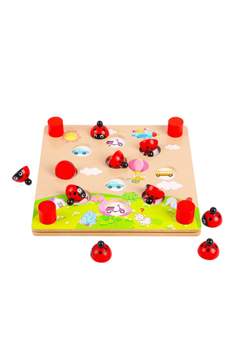 Fun and Educational Ladybug's Garden Skill-Developing Memory Board Game