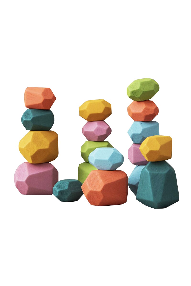 Wooden Stones Stacking Toy