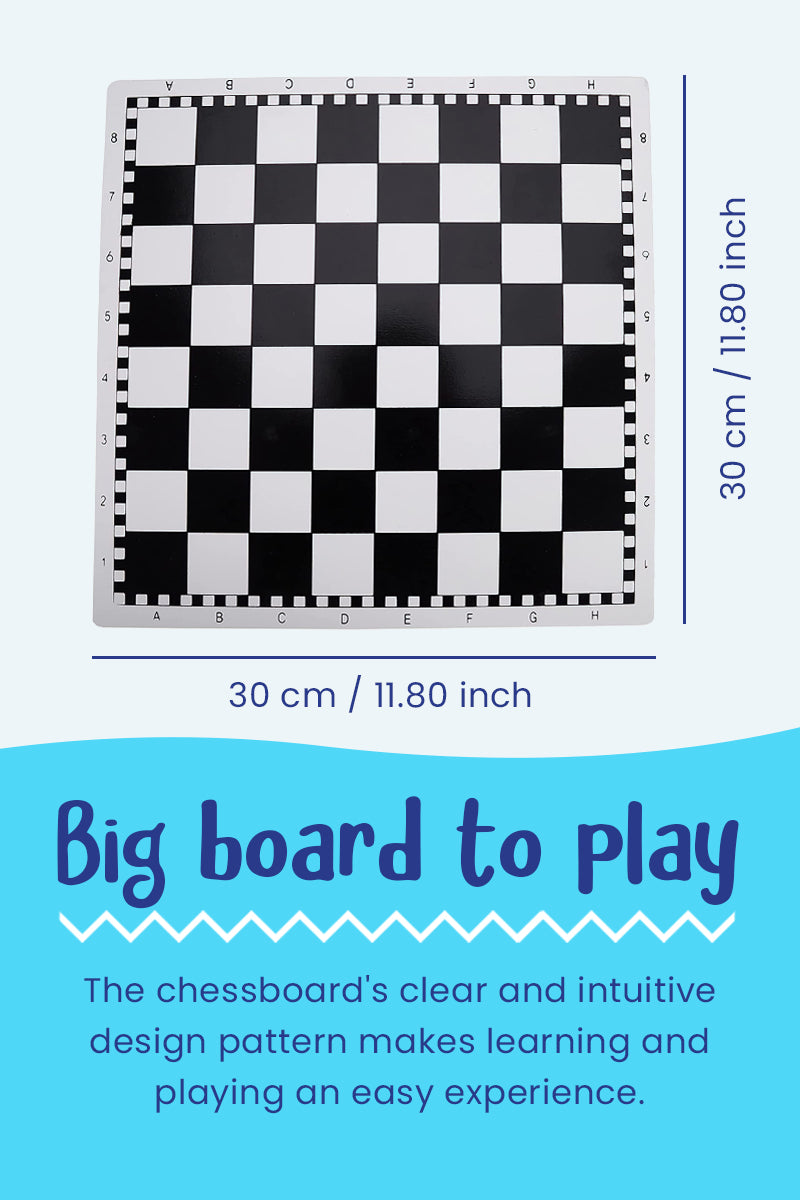 Educational Wooden Cartoon Chess Set