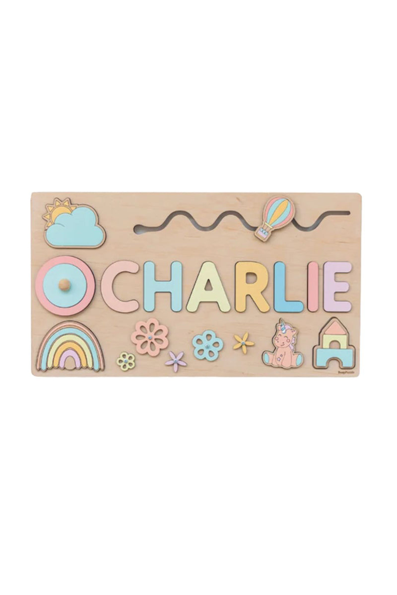 Custom Name Montessori Wooden Board