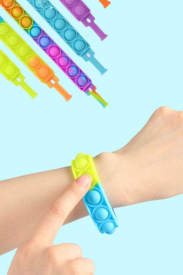 Stress Relief Push Pop Bracelet (5 PIECES)