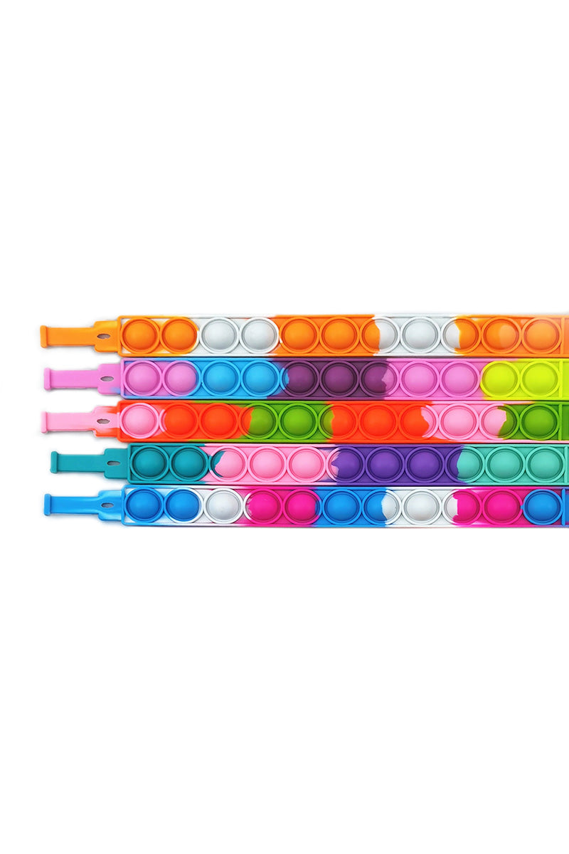 Stress Relief Push Pop Bracelet (5 PIECES)