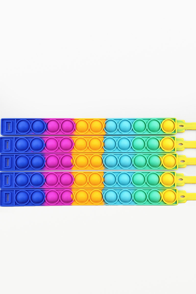 Stress Relief Push Pop Bracelet (5 PIECES)