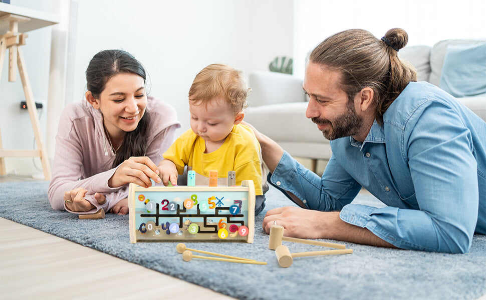 Dream Babies | 3 in 1 Montessori Wooden Educational Toy