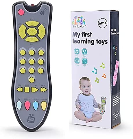 Baby TV Remote - Music, Light & Multi-Language