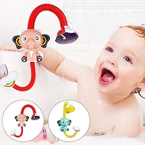 Cute Elephant Sprinkler Bath Toy