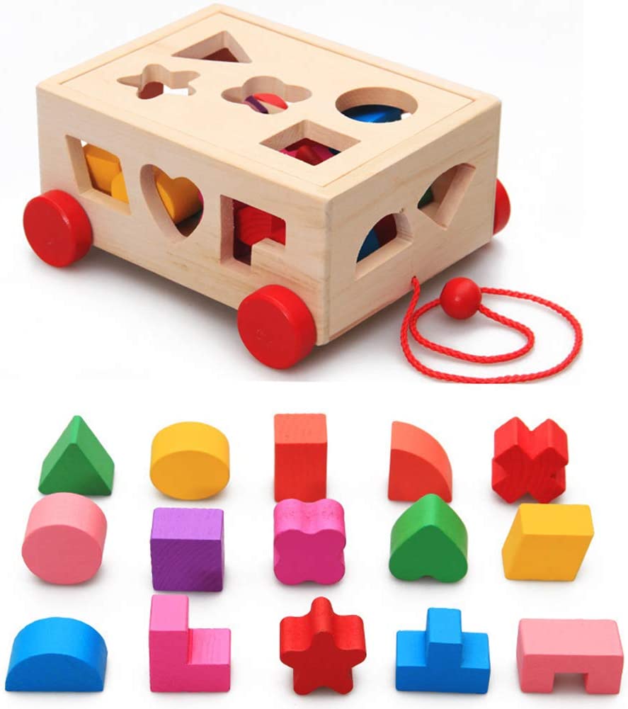 The Cube Car Wooden Play Kit (15 Shapes)