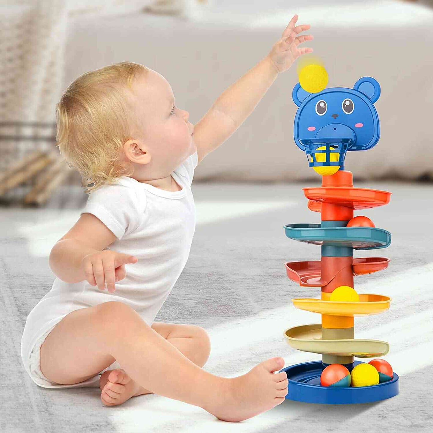 Slide & Seek Ball Run Tower