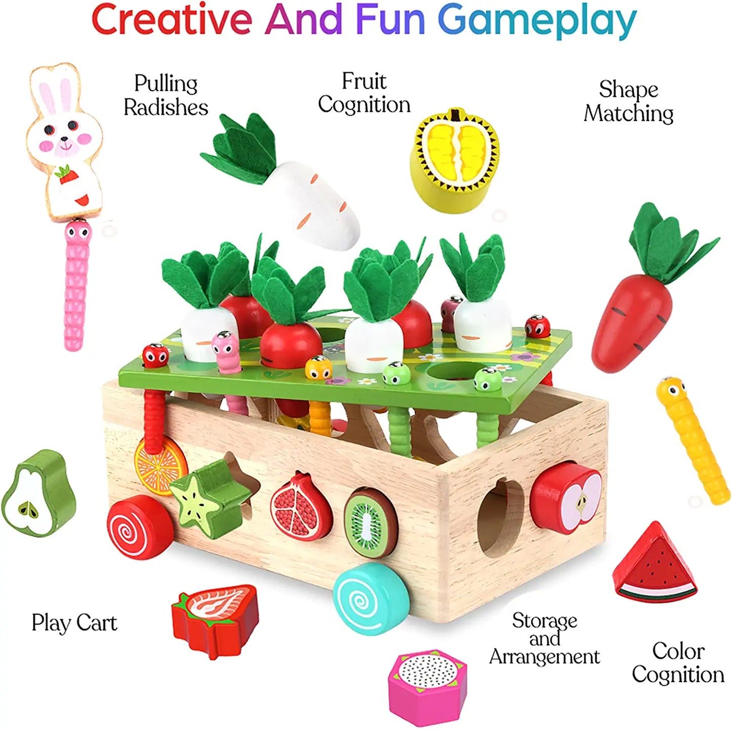 Harvest Toy Cart