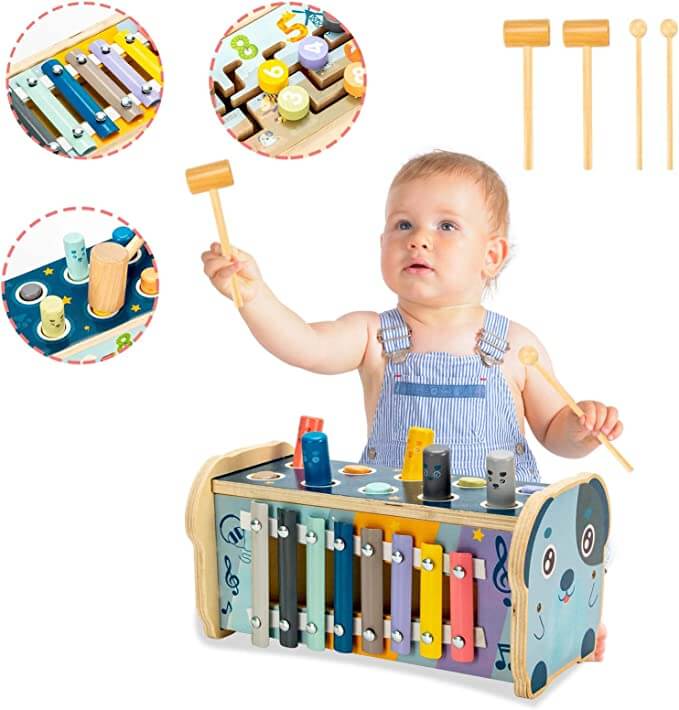 Dream Babies | 3 in 1 Montessori Wooden Educational Toy