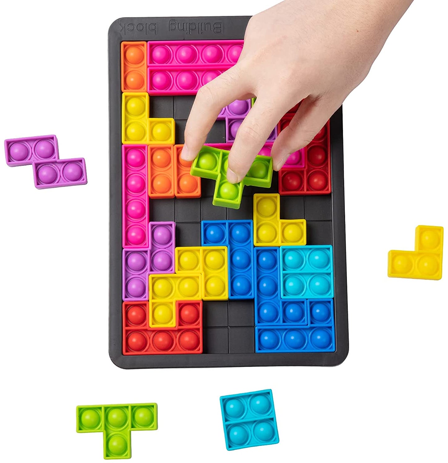 Montessori Australia TetrisPOP™ 2-in-1 Fidget Pop Puzzle