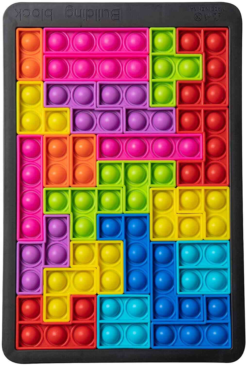 Montessori Australia TetrisPOP™ 2-in-1 Fidget Pop Puzzle