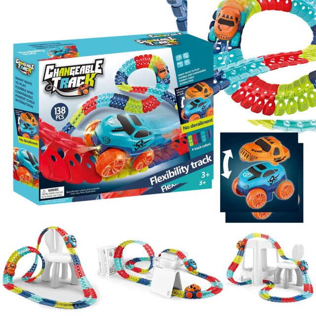 Montessori Australia Rollercoaster RaceCar Track Set