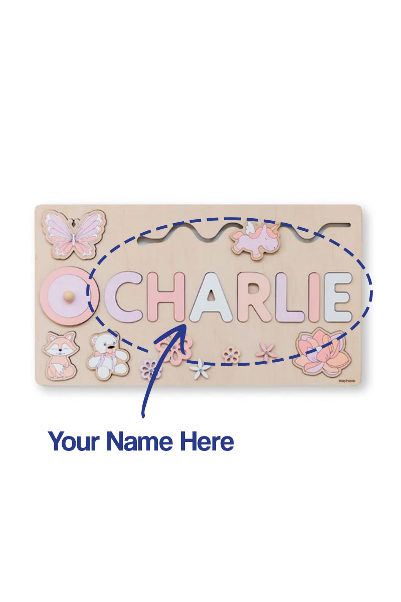 Custom Name Montessori Wooden Board