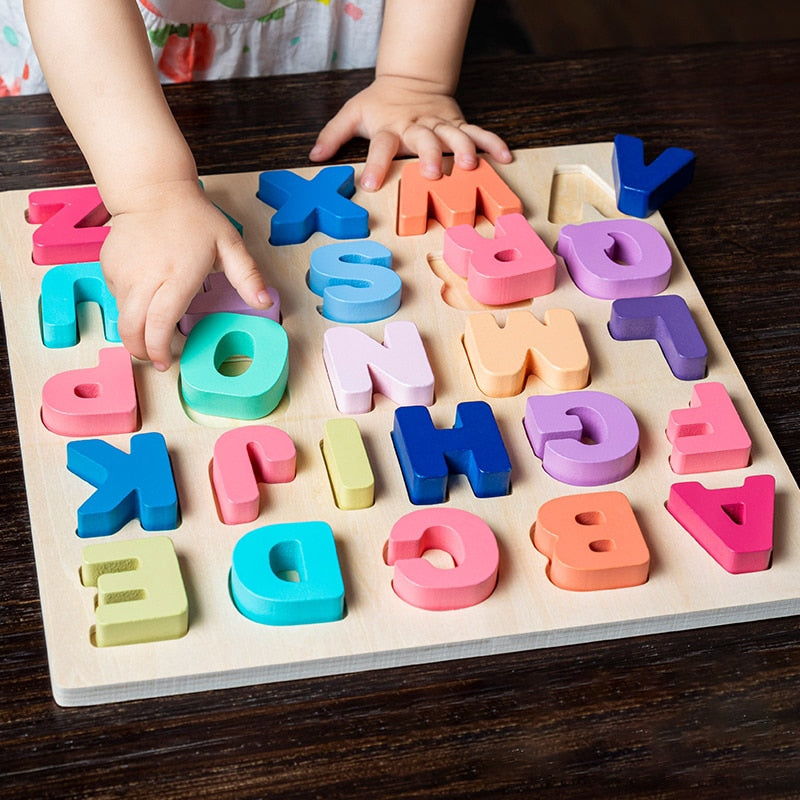 Montessori Wooden Alphabet Puzzle – Montessori Australia