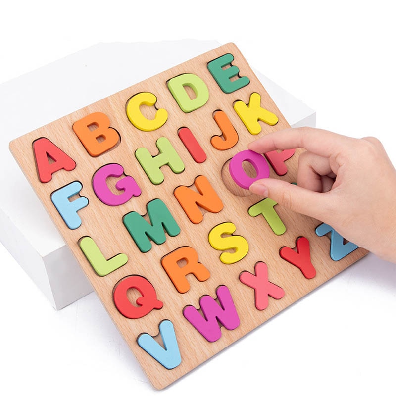 Montessori Wooden Alphabet Puzzle