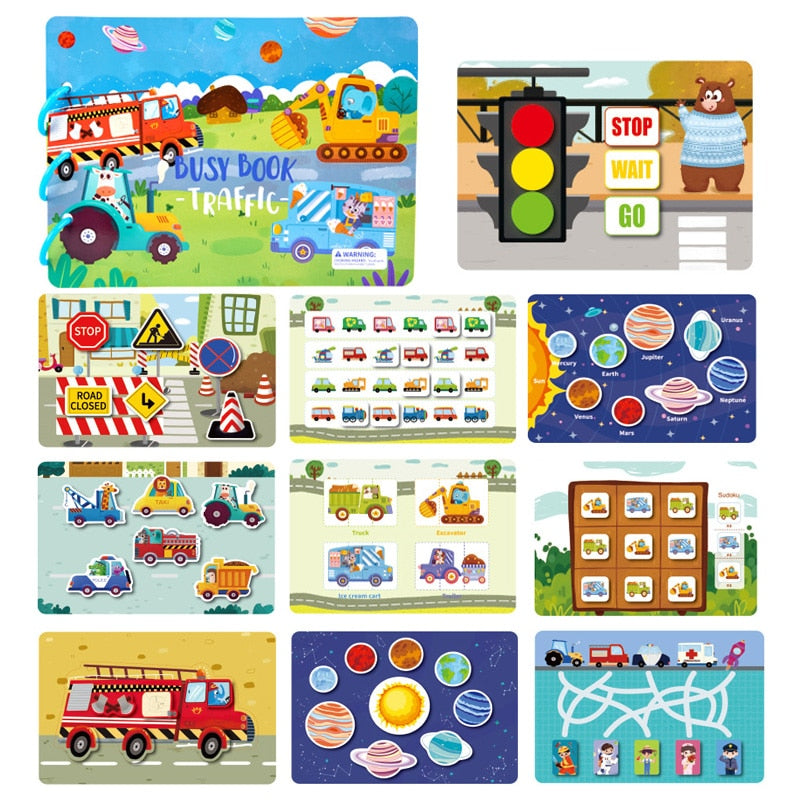 Montessori Sticker Busy Book