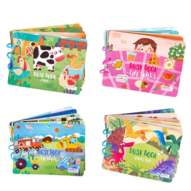 Montessori Sticker Busy Book