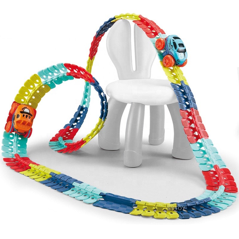 Montessori Australia Rollercoaster RaceCar Track Set