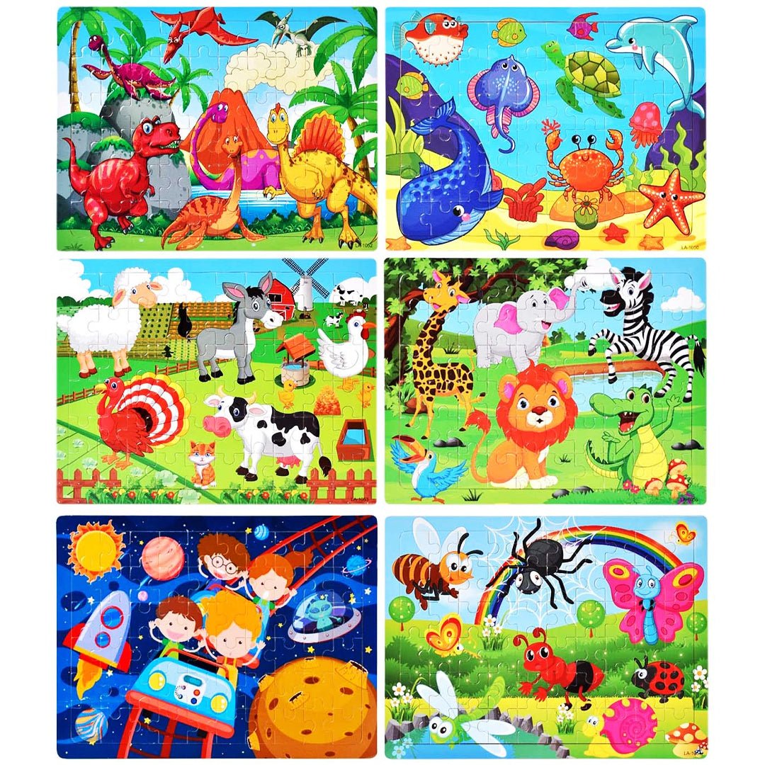 MasterPieces 100 Piece Glacier National Park Wildlife Puzzle For Kids 6+ | Educational Jigsaw Puzzle With Animals