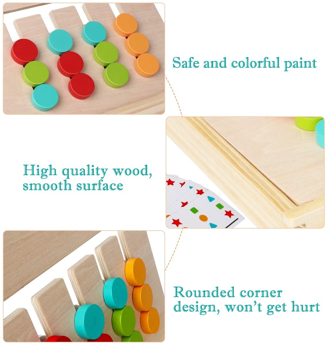 Montessori Color & Shape Slide Puzzle