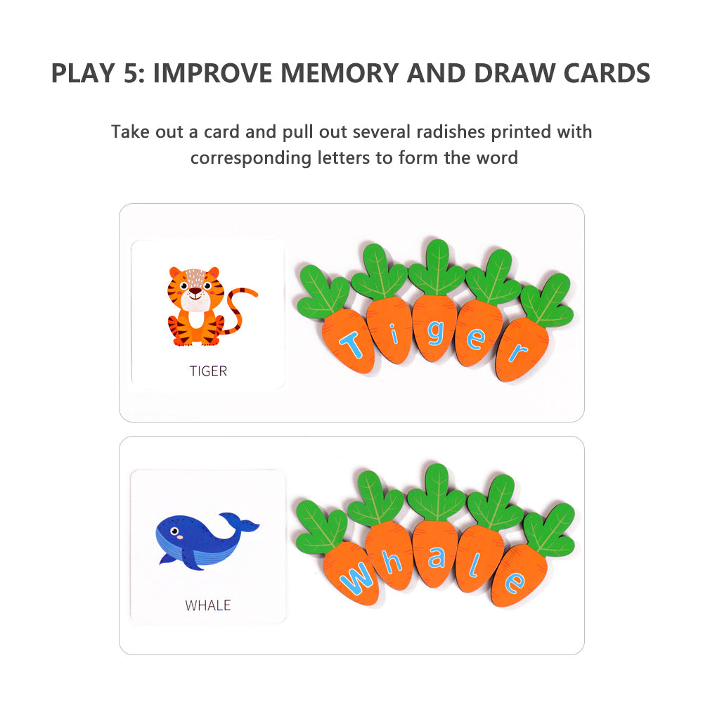 Alphabet Learning Farm - Eco-Friendly Wooden Montessori Toy