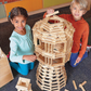Rectangular wooden building planks