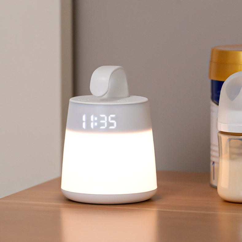 Mountable night light with feeding-time tracker