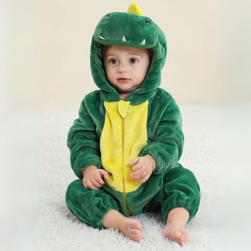 Hooded Animal Onesie Pajamas – Soft Plush Jumpsuit for Kids & Adults