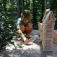 Rectangular wooden building planks