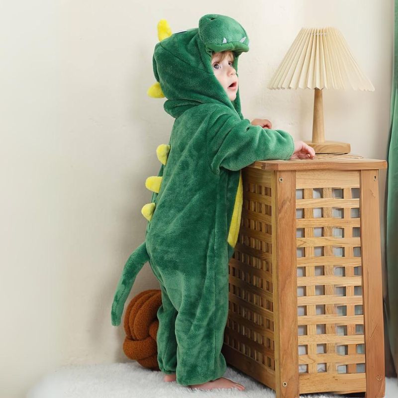 Hooded Animal Onesie Pajamas – Soft Plush Jumpsuit for Kids & Adults