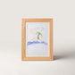 Baby Handprint and Footprint Keepsake Frame – Memory Kit for Newborns and Toddlers