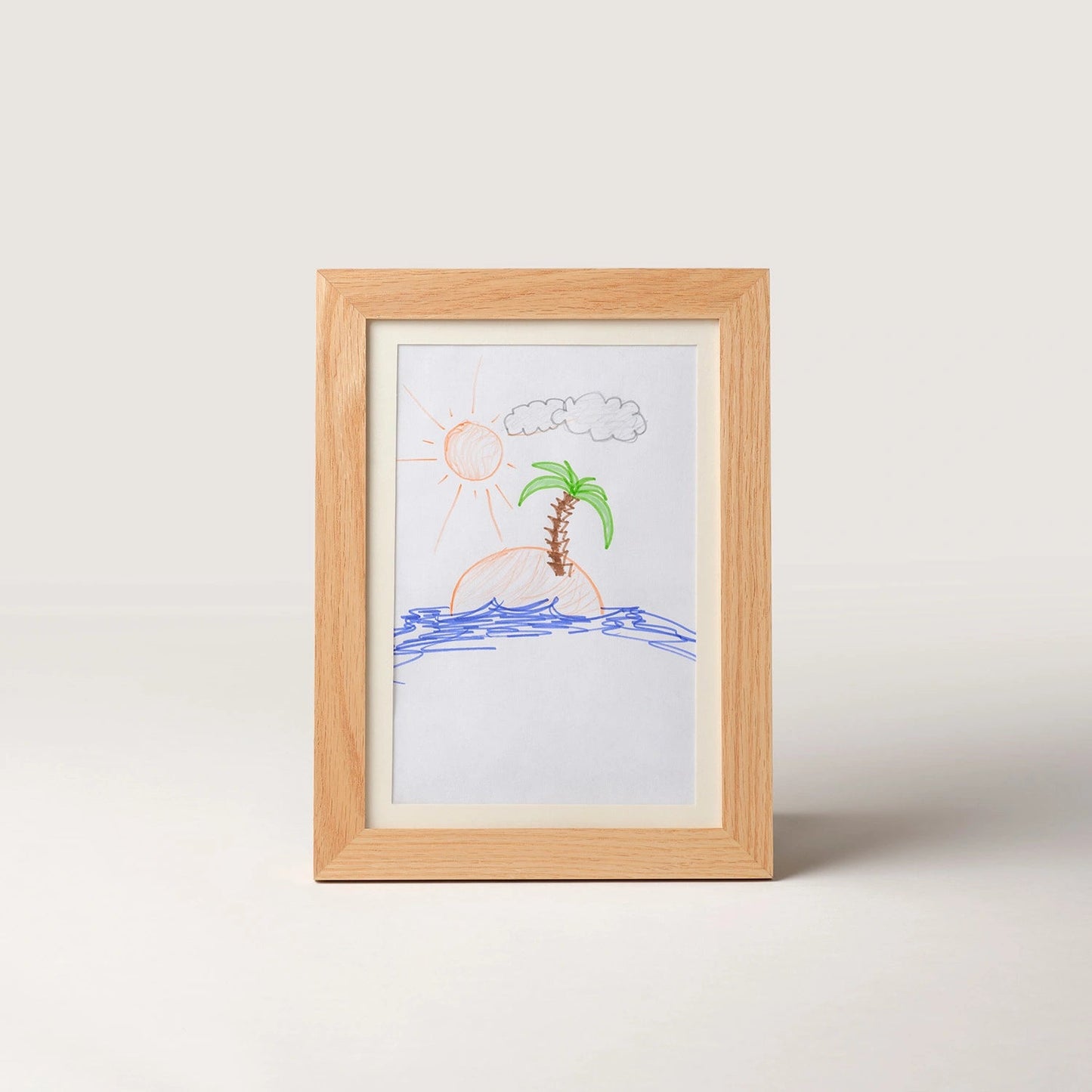 Baby Handprint and Footprint Keepsake Frame – Memory Kit for Newborns and Toddlers