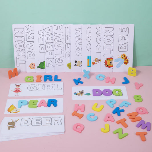 Montessori Wooden Spelling Game