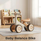 4-Wheel Baby Balance Bike for Toddlers 1–3 Years, Anti-Tip Ride-On Walking Toy