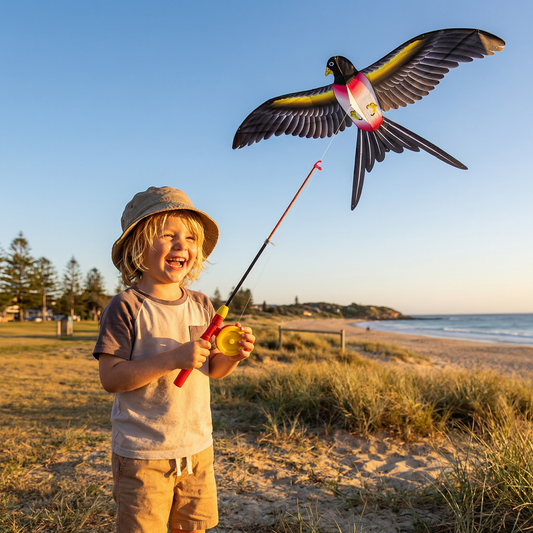 Flapping Wing Bird Kite for Kids