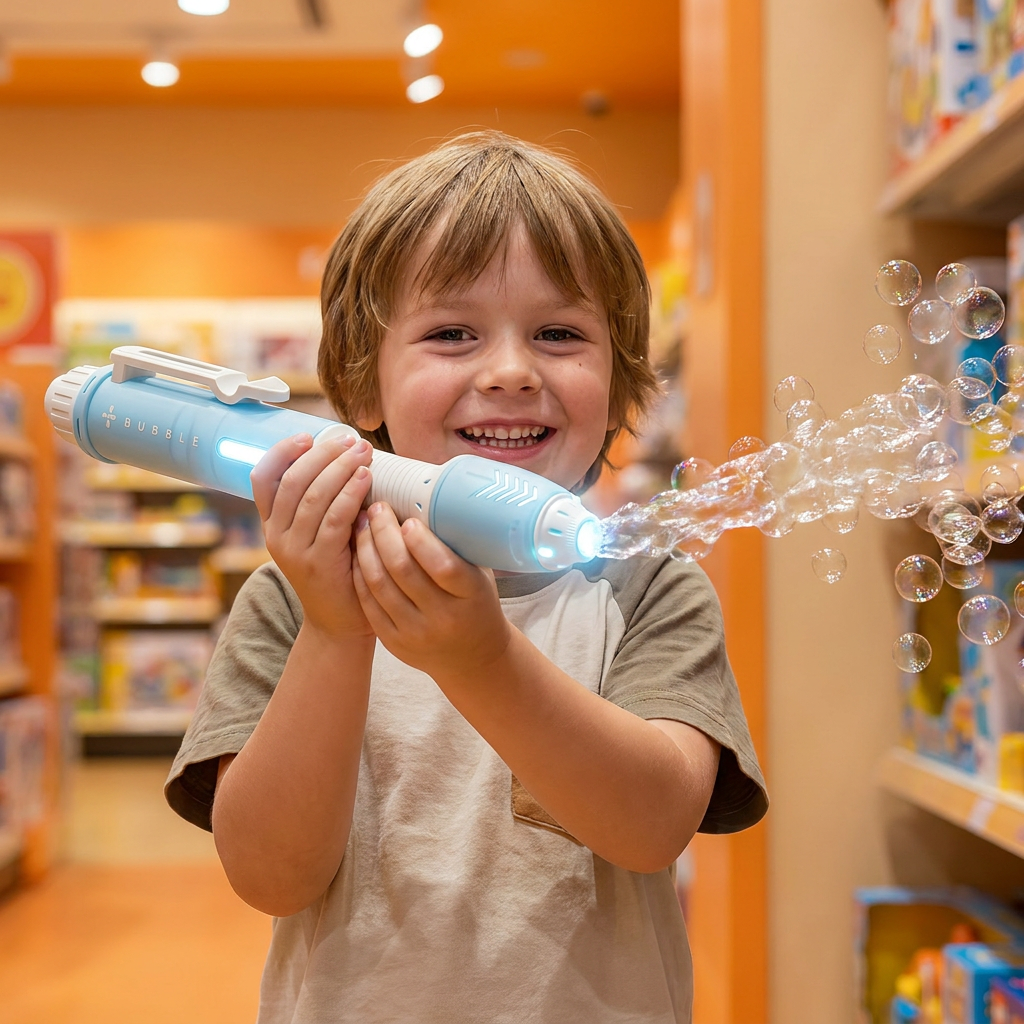 Automatic Bubble Blaster Wand for Kids
