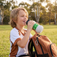 Foldable Silicone Soccer Water Bottle for Kids