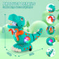 Electric Walking Dinosaur Toy with LED Lights and Music