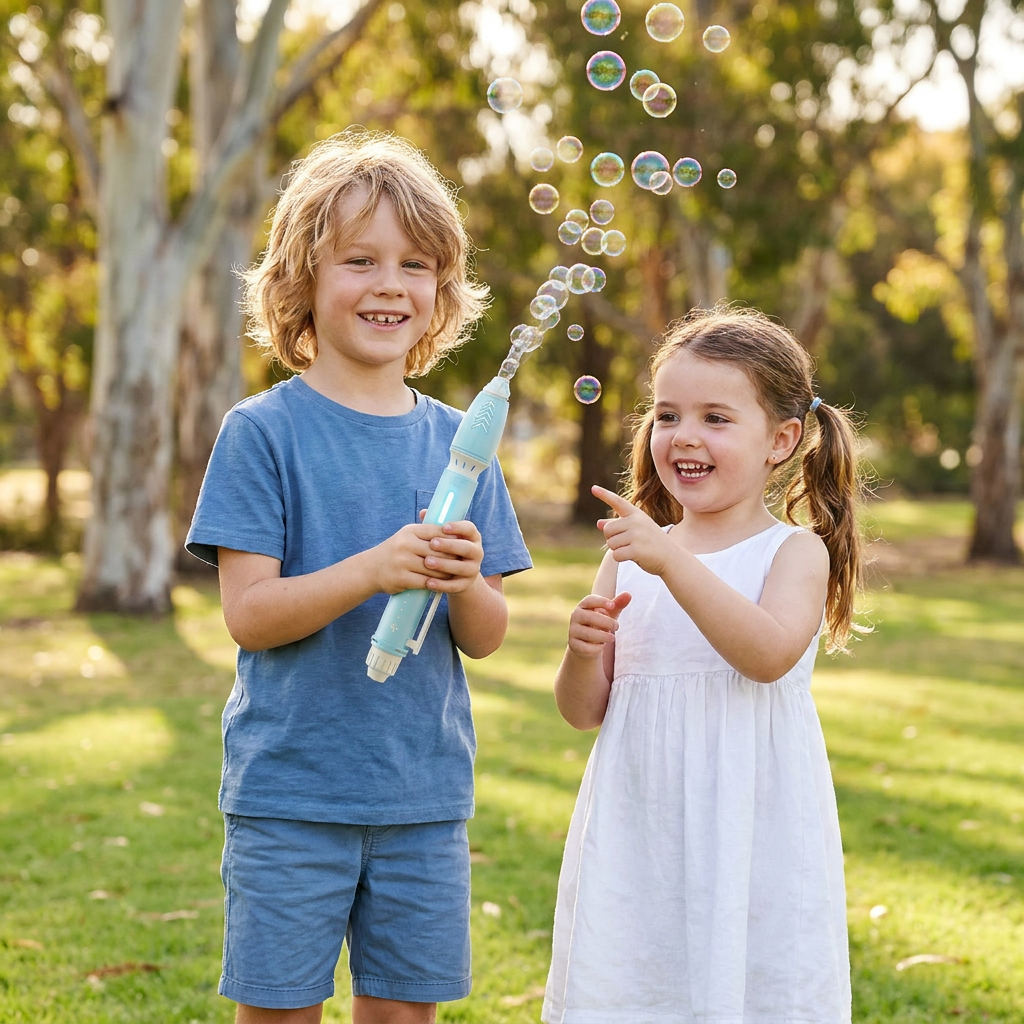 Automatic Bubble Blaster Wand for Kids