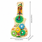 Wooden Gear Busy Board – Clock and Fine Motor Activity Toy