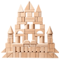 Beech wood building set – 100 blocks
