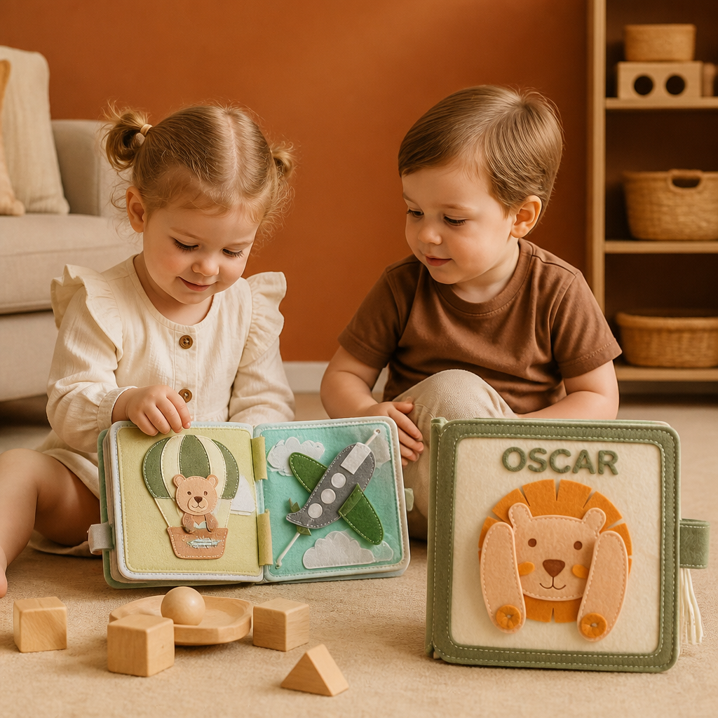 Personalised Felt Activity Book for Kids
