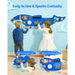 Orca Wall-Mounted Activity Board with 12 Hands-On Activities