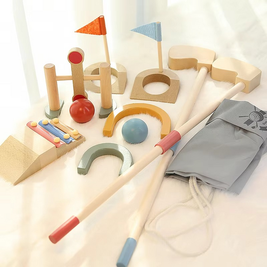Wooden Golf Toys Set