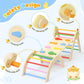 7-in-1 Wooden Climbing Set with Triangle, Arch and Ramp