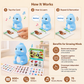 Dinosaur Talking Flash Cards and Stickers – Phonics and First Words Set