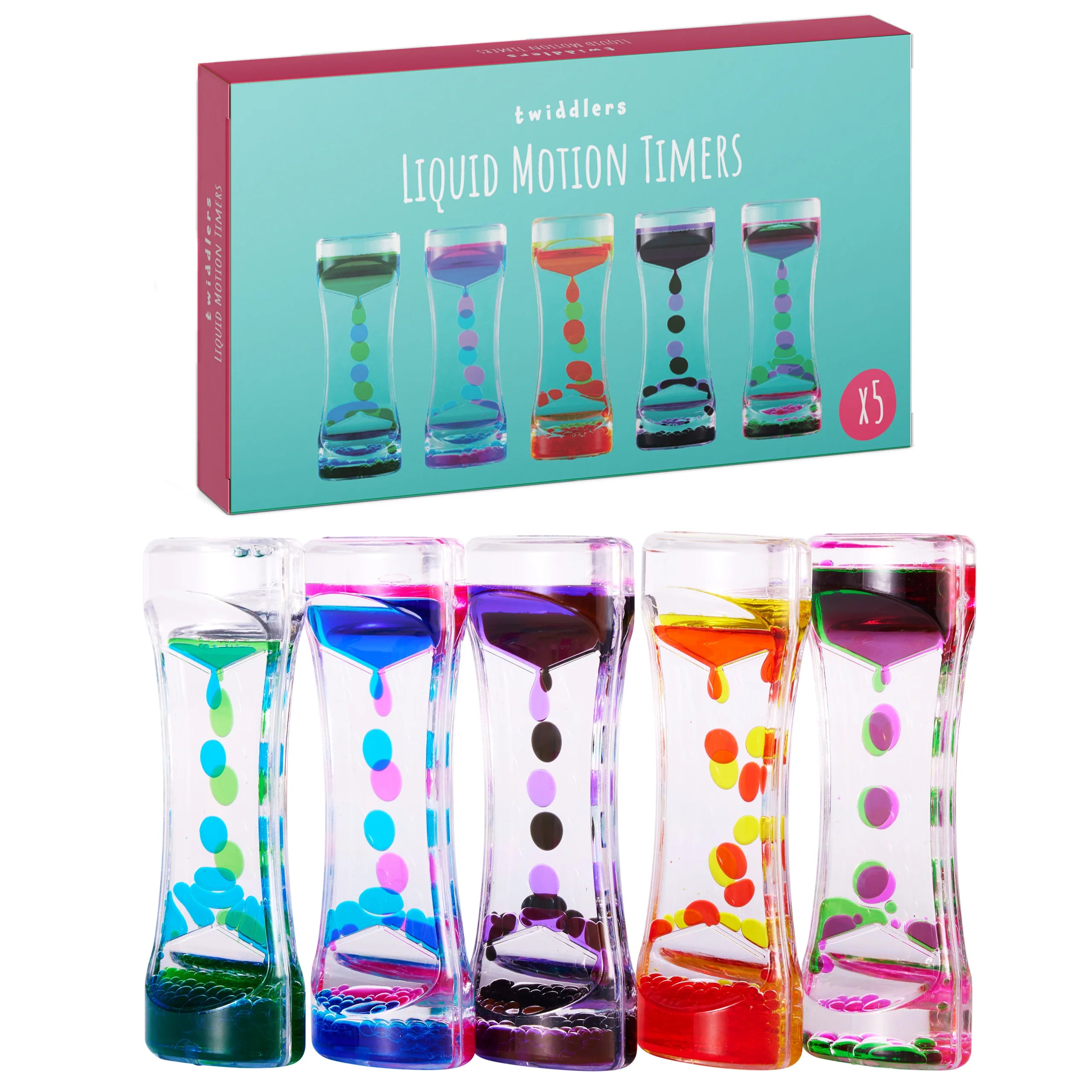 Sensory Liquid Motion Timers – Calming Visual Fidget Toy for Kids, Str ...